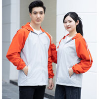 Áo gió nam nữ có mũ, áo khoác mùa thu đông phối màu thời trang NPV