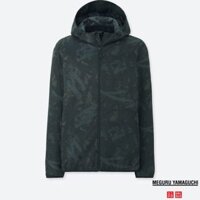 Áo gió nam Uniqlo chống nắng, cản mưa, gió, bụi siêu thoáng, #08 Dark Gray size XL
