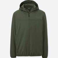 Áo gió nam Uniqlo chống nắng, cản mưa, gió, bụi siêu thoáng, #Olive - size M