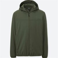 Áo gió nam Uniqlo chống nắng, cản mưa, gió, bụi siêu thoáng, #Olive size S