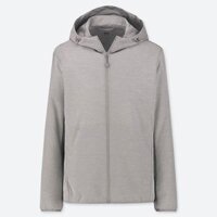 Áo gió nam Uniqlo chống nắng, cản mưa, gió, bụi siêu thoáng, #03 Gray