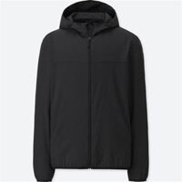 Áo gió nữ Uniqlo chống nắng, cản mưa, gió, bụi siêu thoáng, #Black - size XL