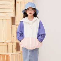 Áo gió phối màu Spao Kid