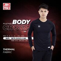 Áo Giữ Nhiệt 𝐁𝐨𝐝𝐲 𝐂𝐫𝐨𝐬𝐬 Chính Hãng Hàng Cấp Thun Co Giãn 4 chiều, Áo Lót Body Dài Tay Cao Cấp 5 Màu