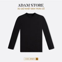 ÁO GIỮ NHIỆT ADAM STORE ĐEN TRƠN AL087D