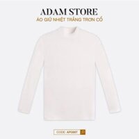 ÁO GIỮ NHIỆT ADAM STORE TRẮNG TRƠN AL086T