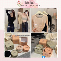 Áo Giữ Nhiệt Cho Nữ Hàn Quốc Hộp Chữ H, Mặc Bên Trong Chống Rét Mỏng Nhẹ Siêu Co Giãn TOPBRA GIỮ NHIỆT HỘP TRÒN