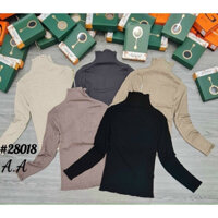 Áo Giữ Nhiệt Cổ Lọ Viền Bèo hộp xanh, Áo giữ nhiệt