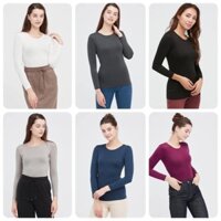 áo giữ nhiệt cổ tròn nữ Uniqlo ( nội địa Nhật) hàng thu đông 2020-2021