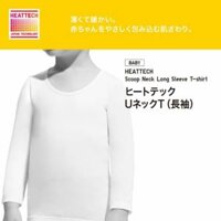 Áo giữ nhiệt heattech bé yêu BABY cổ tròn ấm áp của UNIQLO - Nhật
