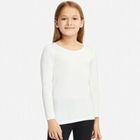 Áo giữ nhiệt heattech trẻ em KID cổ tròn của UNIQLO - Nhật .