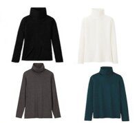 Áo Giữ Nhiệt Heattech Uniqlo Nữ Cổ Lọ Size M Nhật.