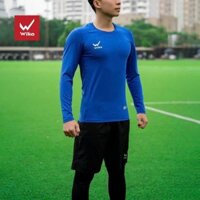 Áo giữ nhiệt nam chính hãng wika, dài tay thể thao đá bóng, tập gym co dãn 4 chiều