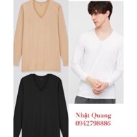 Áo giữ nhiệt nam uniqlo cổ tim