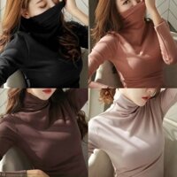 Áo giữ nhiệt nữ cổ lọ