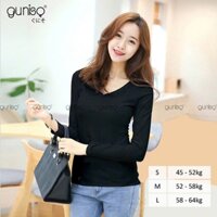 Áo giữ nhiệt nữ cổ tim xuất nhật Gu