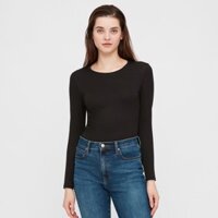 Áo giữ nhiệt nữ Heattech Uniqlo cổ tròn 428494