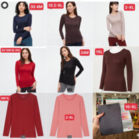 Áo giữ nhiệt nữ uniqlo nhật auth 2021