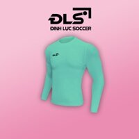 Áo Giữ Nhiệt Thể Thao ĐINH LỰC SOCCER Co Dãn 4 Chiều, Đường Chỉ Công Nghệ Mới, Ôm Sát Cơ Thể XANH MINT