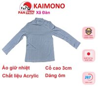Áo giữ nhiệt trẻ em mầu ghi CANIF Size 120 130 140 150 160 từ 6 đến 14 tuổi Việt Nam