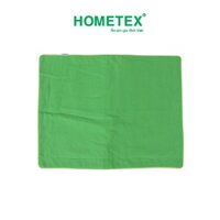 Áo gối nằm size 30x40cm30x50cm có bèo cotton xốp màu Hometex - Xanh két - 30x40cm