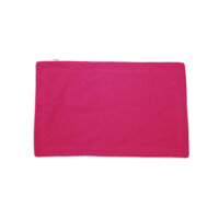 Áo gối nằm size 30x40cm30x50cm có bèo cotton xốp màu Hometex - Hồng sen - 30x50cm