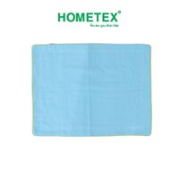 Áo gối nằm size 30x40cm30x50cm có bèo cotton xốp màu Hometex - Xanh da trời - 30x50cm