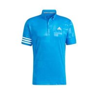 Áo golf Adidas Deboss Polo Brblue HA3114