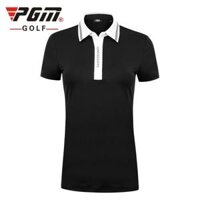 ÁO GOLF NỮ - PGM WOMEN GOLF T-SHIRT - YF279 - Đen - S