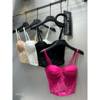 Áo hai dây cúp ngực croset QCL1