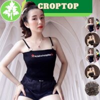 Áo Hai Dây Thêu Hoa Hồng CT44