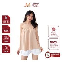 Áo Hai Dây Trơn Bo Ngực Đũi Hàn Jammy Áo 2 Dây Trơn Chun Ngực Nhiều Màu Trendy M22
