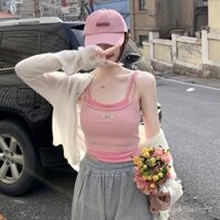 Áo hai mảnh giả, lớp nền, áo camisole, áo vest, thời trang nữ, mùa hè, áo khoác ngoài