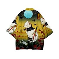 ÁO HAORI THI SĨ MÈO - COSPLAY PHONG CÁCH NHẬT A37