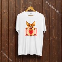 Áo hình Chó con Bánh quy đáng yêu Unisex giá rẻ cực chất dễ thương cute ngắn tay U7FB182