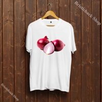 Áo hình Củ hành tím Vegetables Shallot Unisex đẹp thời trang thoáng mát năng động cá tính O3SHL003