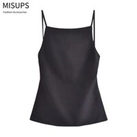 Áo hở lưng MISUPS, có dây đeo Áo ngực hở lưng màu trắng, Áo gợi cảm vô hình dành cho nữ