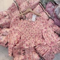 Áo hoa baby doll