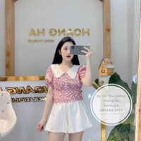 ÁO HOA NHÍ CỔ REN TRẮNG HOT