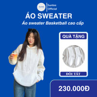Áo Hoodie Adidas Basketball 2 Mặt Unisex Nỉ Bông Nam Nữ SUNTEE Unisex Form Rộng Full Tag Mác