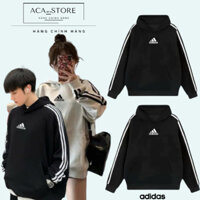 Áo Hoodie ADIDAS  Nam Nữ Cao Cấp Chính Hãng ống tay phối 3 sọc Logo Thêu i hình chuẩn form Hàng Cao Cấp  ACA-STORE