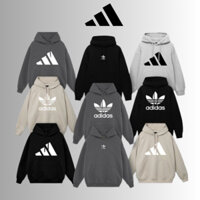Áo Hoodie ADIDAS nam nữ unisex basic nỉ bông dày ấm phong cách Hàn Quốc LATIZIA.VN
