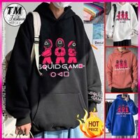 ÁO HOODIE - ÁO KHOÁC NỈ BÔNG Cao Cấp Squid Game (HD5000 - Full Size Full Màu)