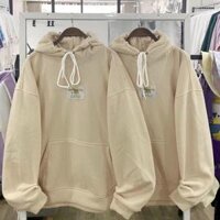 ÁO HOODIE - ÁO KHOÁC NỈ NGOẠI KIỂU DÁNG CÁNH DƠI TAY RỘNG Ảnh Thật HOOIDE MỚI FILTER - Kem - L