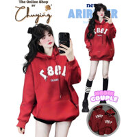 Áo hoodie, Áo nỉ nam nữ lót nhung in số 1987 đỏ rực siêu hot noel, chất Nỉ nhung hàng quảng châu loại 1