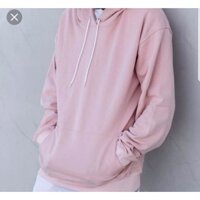 Áo hoodie Auth xịn màu hồng champane