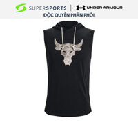 Áo Hoodie Ba Lỗ Nam Under Armour Project Rock Terry  - 1367108-001