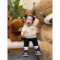 Áo hoodie badblood đỏ basic cho bé , áo nỉ có mũ trẻ em unisex , Kid genz