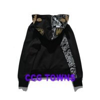 Áo Hoodie Bape hoạ tiết camo thêu nổi thời trang cao cấp
