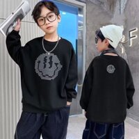 Áo hoodie bé trai AMILA thiết kế mỏng áo sơ mi đế trẻ em cỡ trung bình bé trai